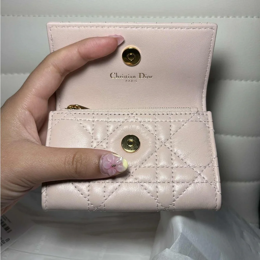 Dior Nude Quilted Leather Wallet